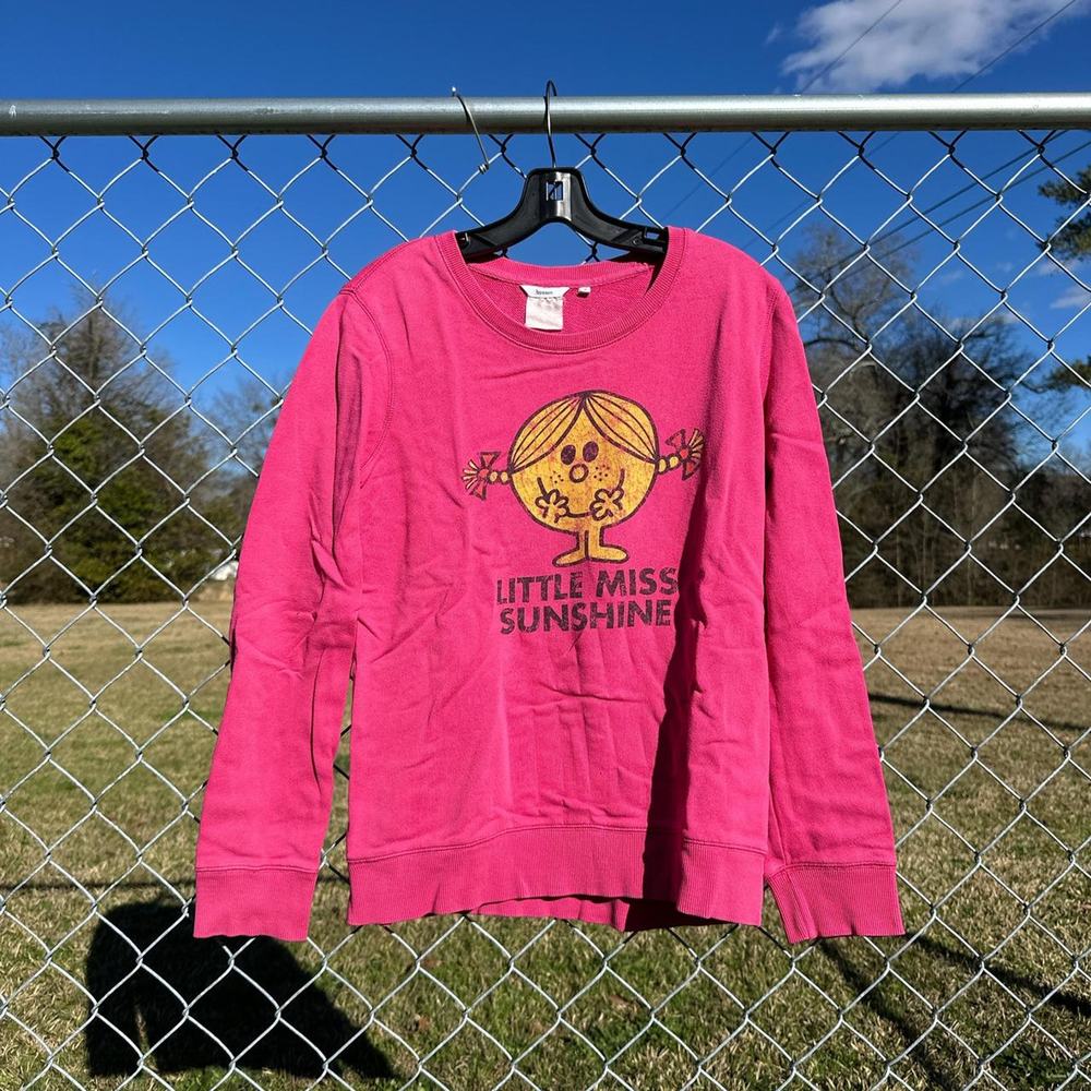 Pink Little Miss Sunshine Crewneck Sweatshirt